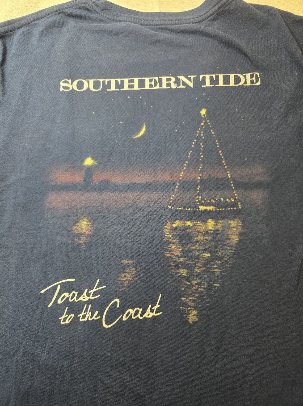 Southern Tide Toast the Coast Men's Long Sleeve Shirt XL 100% Cotton - Picture 5 of 5